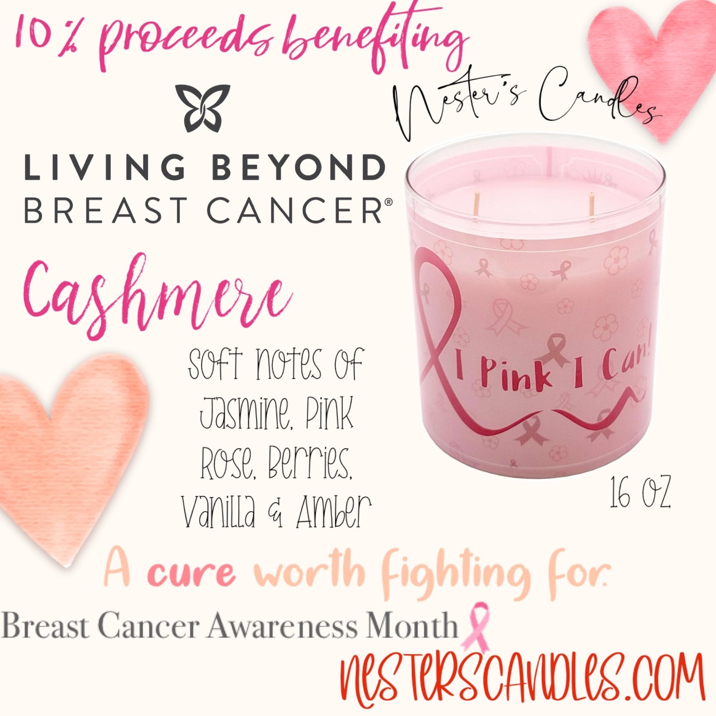 Cashmere - Breast Cancer Awareness Month